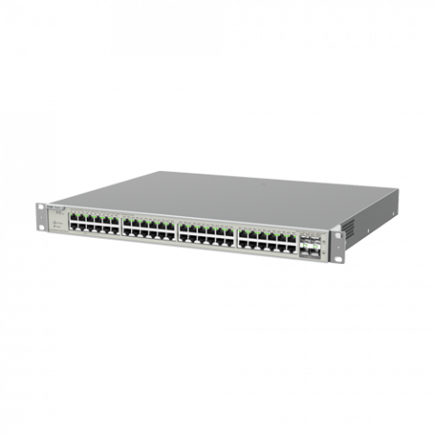 Switch 48 porturi PoE+ Gigabit, 8 porturi PoE++, 4 porturi SFP+, L3 Cloud Management - Ruijie RG-NBS5200-48GT4XS-UP [2]