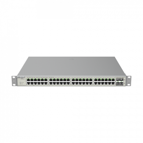 Switch-uri PoE - Switch 48 porturi PoE+ Gigabit, 8 porturi PoE++, 4 porturi SFP+, L3 Cloud Management - Ruijie RG-NBS5200-48GT4XS-UP