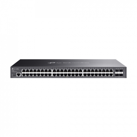 Switch-uri - Switch 48 porturi RJ45 Gigabit, 4 x SFP Gigabit, L2 Management, 1U - TP-Link Omada SG3452