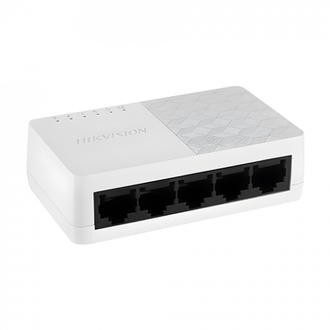 Switch-uri - Switch 5 porturi 10/100 Mbps RJ45 - HIKVISION DS-3E0105D-O