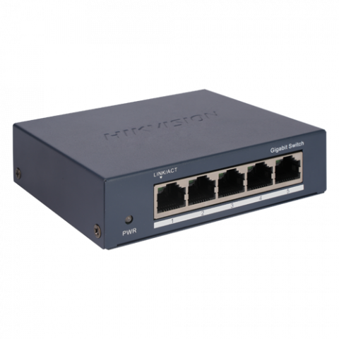 Switch-uri - Switch 5 porturi Gigabit - HIKVISION DS-3E0505-O