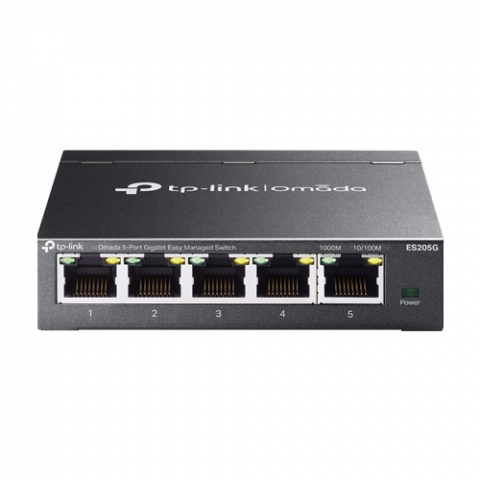 Switch-uri - Switch 5 porturi RJ45 Gigabit, Easy Managed - TP-Link Omada ES205G