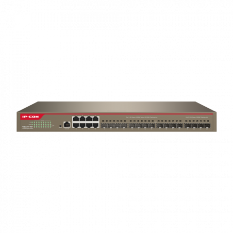 Retelistica - Switch 8 porturi Gigabit, 16 porturi SFP Gigabit, L2 Cloud Management - IP-COM G5324-16F