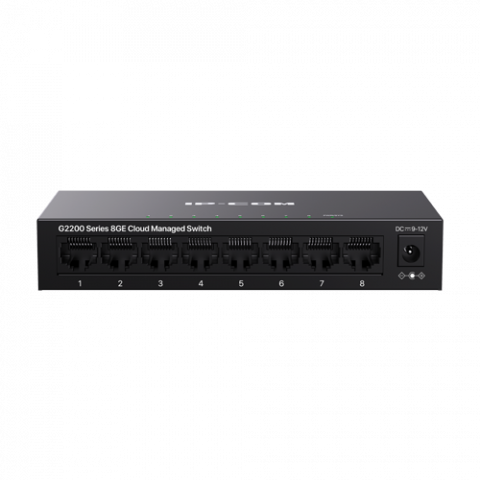 Retelistica - Switch 8 porturi Gigabit, Cloud Management - IP-COM G2208D