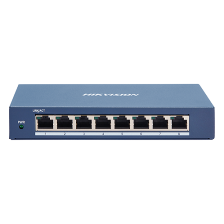 Switch 8 porturi Gigabit, SMART Management - HIKVISION DS-3E1508-EI [1]