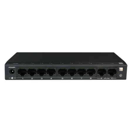 Switch 8 porturi PoE, 2 port uplink, 120W - UTEPO SF10P-FHM [1]