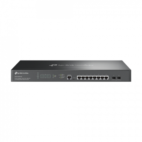 Switch-uri PoE - Switch 8 porturi PoE RJ45 2.5G, 2 x SFP+ 10G, L2 Management, 1U - TP-Link Omada SG3210XHP-M2