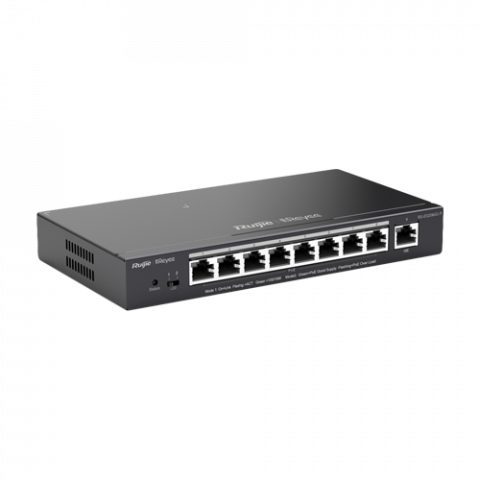 Switch 8 porturi PoE+ RJ45 Gigabit, 1 port uplink RJ45 Gigabit, L2 Cloud Management - Ruijie RG-ES209GC-P [1]