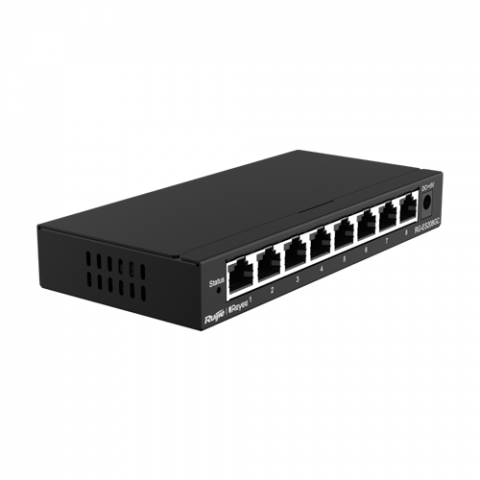 Switch 8 porturi RJ45 Gigabit, L2 Cloud Management - Ruijie RG-ES208GC [1]