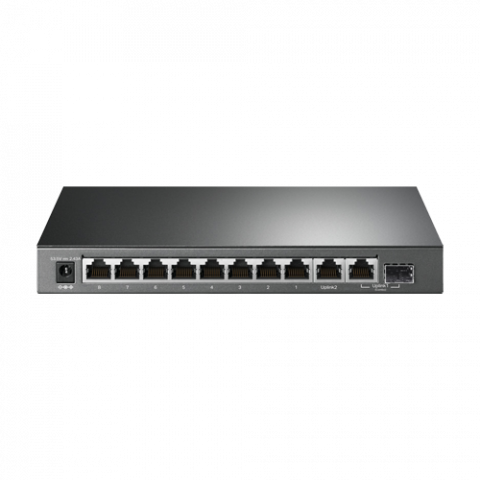 Switch 8 x RJ45 1G PoE, 1 x RJ45 1G, 1 x combo RJ45/SFP 1G, Buget PoE 123W, Unmanaged - TP-Link TL-SG1210MP [1]