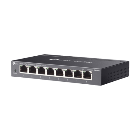 Retelistica - Switch 8 x RJ45 Gigabit, Easy Managed - TP-Link Omada ES208G