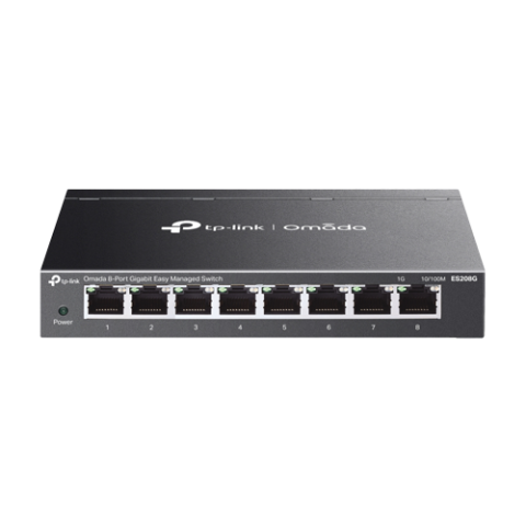 Switch 8 x RJ45 Gigabit, Easy Managed - TP-Link Omada ES208G [1]