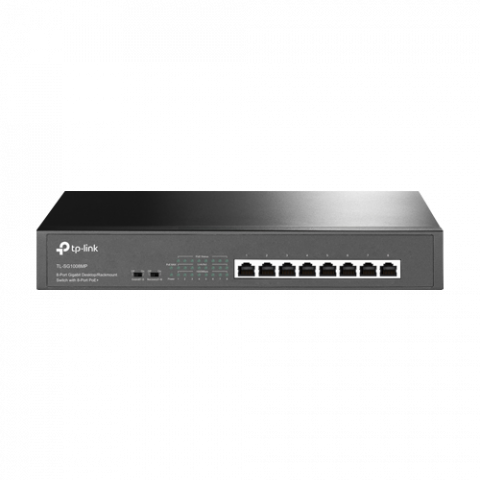 Switch-uri PoE - Switch 8 x RJ45 Gigabit PoE, Buget PoE 153W, Unmanaged - TP-Link TL-SG1008MP