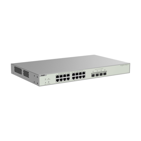 Switch L2+, 12 x RJ45 2.5G PoE+, 4 x RJ45 2.5G Hi-PoE, 4 x SFP+ 10G, Cloud Management, 1U - Ruijie RG-NBS3300-16MG4XS-HP [2]