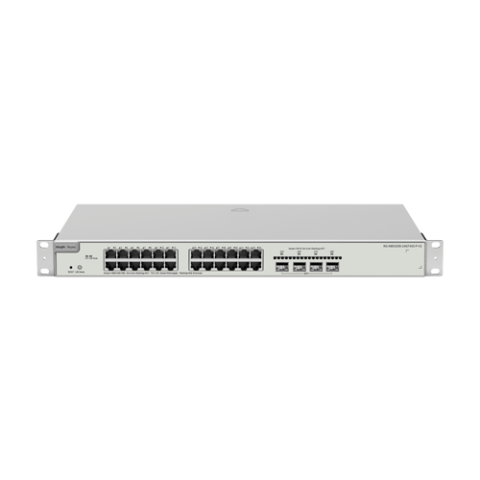 Switch L2+, 24 x RJ45 1G PoE, 4 x SFP+ 10G, Cloud Management - Ruijie RG-NBS3200-24GT4XS-P-V2 [1]