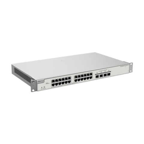 Switch L3, 24 x RJ45 1G PoE+, 4 x SFP+ 10G, Cloud Management - Ruijie Reyee RG-NBS5200-24GT4XS-P-V2 [2]