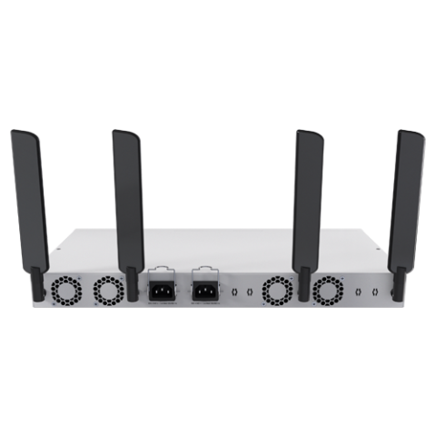 Switch L3, Wi-Fi 6 Dual-Band, 8 x RJ45 1G PoE, 8 x RJ45 1G, 2 x SFP+ 10G, 2 x AC, 1U - MikroTik CRS418-8P-8G-2S+5axQ2axQ-RM [2]