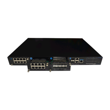 Switch-uri - Switch modular, 28 porturi gigabit RJ45/SFP, Layer 2 Web management - UTEPO UTP7524GE-MX