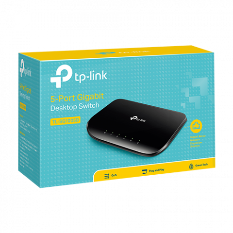 Switch TL-SG1005D, 5 porturi RJ45 Gigabit, Unmanaged - TP-Link TL-SG1005D [3]