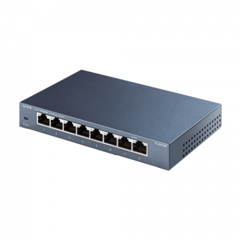 Switch TL-SG108, 8 porturi RJ45 Gigabit, Unmanaged - TP-Link TL-SG108 [1]
