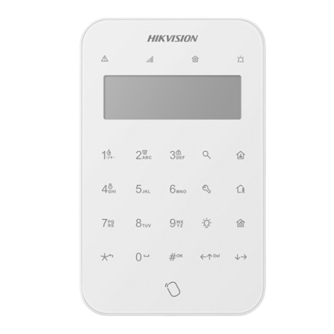 Tastatura cablata cu conectivitate Wireless, LCD, AX PRO Hybrid 868Mhz - HIKVISION DS-PK501LTM-HWE [1]