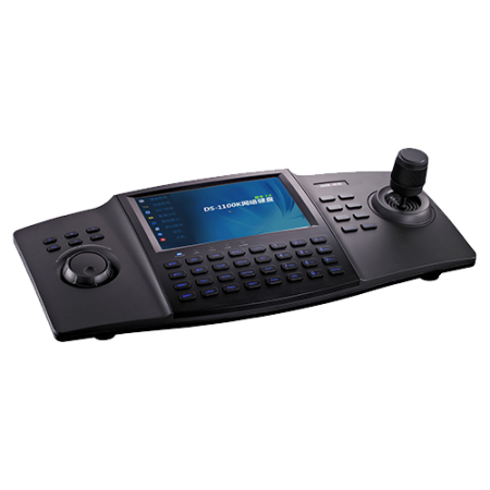 Monitoare CCTV - Tastatura de comanda, conexiune IP, ecran 7 inch TFT touch screen - HIKVISION DS-1100KI
