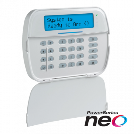 Tastaturi efractie - Tastatura LCD alfanumerica, cablata, 128 zone, modul Power G, SERIA NEO - DSC HS2LCDRF8EE3