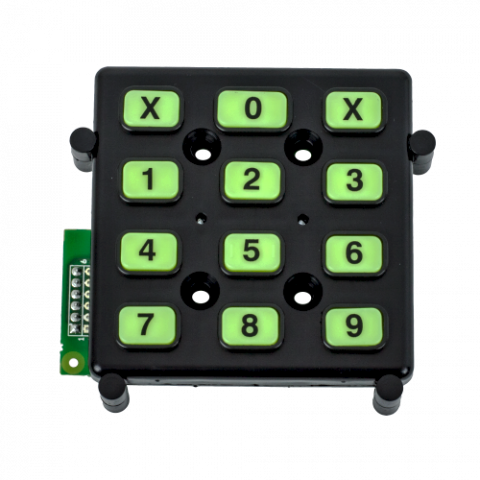 Interfonie audio video - Tastatura panou interfon bloc tip PES.A255 - ELECTRA TST.92V.PES