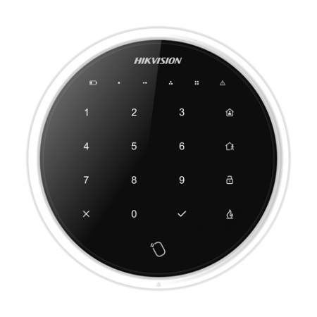 Tastaturi efractie - Tastatura wireless cu cititor card, 868 Mhz  - HIKVISION DS-PKA-WLM-868-B