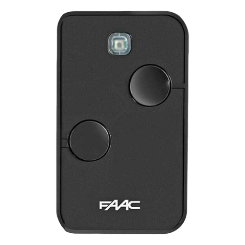 Automatizari porti - Telecomanda 2 canale, XTO2, SLH-SL-DS-RC, 433 si 868MHz, negru - FAAC XT0SLH-787032