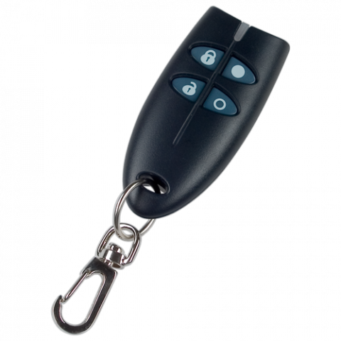 Emitatoare si receptoare radio - Telecomanda 4 butoane (neagra) - JABLOTRON RC-86K