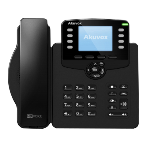 Interfonie audio video - Telefon dual-port Gigabit Ethernet Akuvox SP-R63G