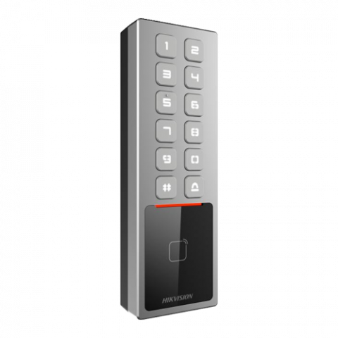 Terminal control acces, PIN/Card M1, Wiegand, RS485, Alarma, IK08 - HIKVISION DS-K1T805MX [2]