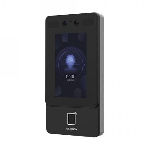 Terminal control acces TCP/IP cu Recunoastere faciala, Amprenta, Card Mifare, PIN, 2MP, WiFi, PoE - HIKVISION DS-K1T342MFWX-E1 [2]