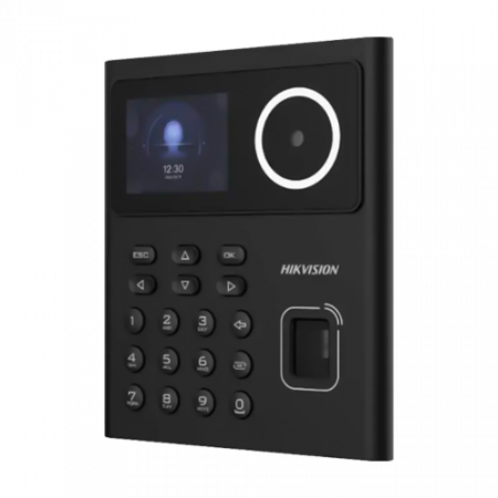 Terminal standalone control acces cu Recunoastere faciala, Amprenta, Card MIFARE si PIN, camera 2MP, ecran LCD color 2.4 inch - HIKVISION DS-K1T320MFWX [1]