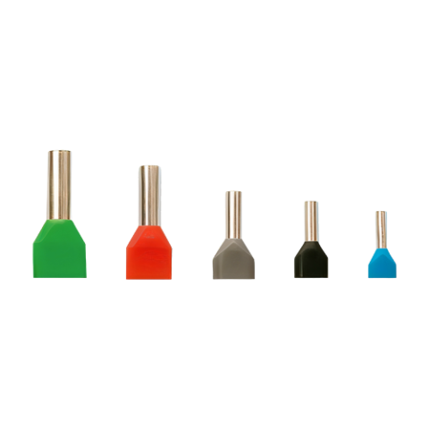 Organizatoare si accesorii - Terminale izolate cu capat dublu, sectiune transversala 2x0.5mmp, 1000buc/set PKY-22005