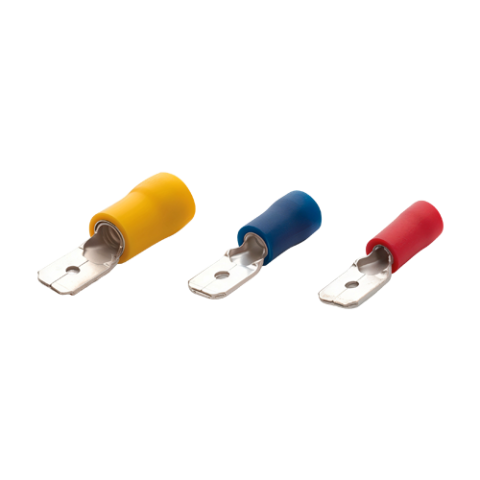 Cabluri si accesorii - Terminale izolate de tip tata, sec. transversala 0.5-1.5mm, latimea soclului 0.8x4.75mm, 200buc/set PFE-1638