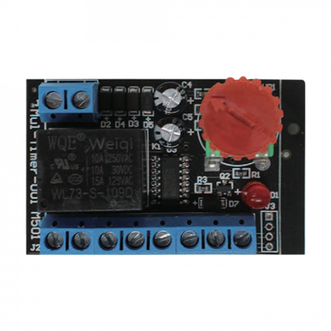Accesorii control acces - Timer 0-180 secunde, 12-24 Vcc, buzzer, NO-NC-COM CST-180