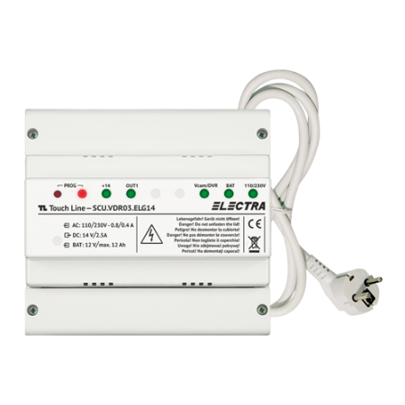 Surse de alimentare - Unitate centrala de alimentare 1 iesire pentru HOME + URBAN + EXPERT, G3 - ELECTRA SCU.VDR03.ELG14