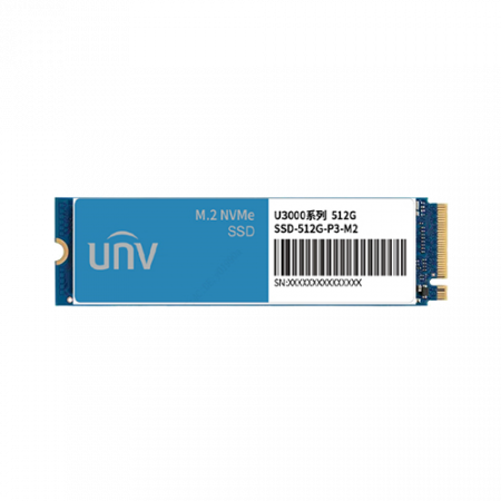 Accesorii Supraveghere - Unitate stocare SSD 512GB, M.2, PCIe3 NVMe U3000 - UNV SSD-512G-P3-M2