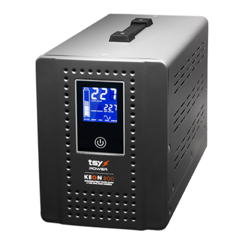 Supraveghere video - UPS 800VA, repornire automata, afisaj LCD, protectii multiple, Input AC 155-285V UPS-KEON-800VA