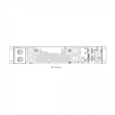 UPS Online, 6 KW, PFC, Sinusoidala pura, afisaj LCD - HIKVISION DS-UPS06K-R-TJL [1]