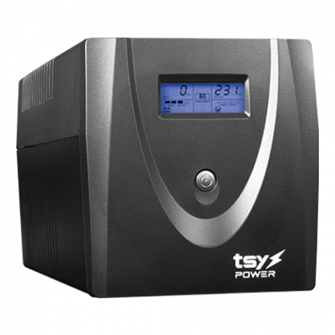 Accesorii Supraveghere - UPS TSY Power, 1200VA/720W, LCD, line interactive, 4 x Schuko TSY-MP-1K2-LCD