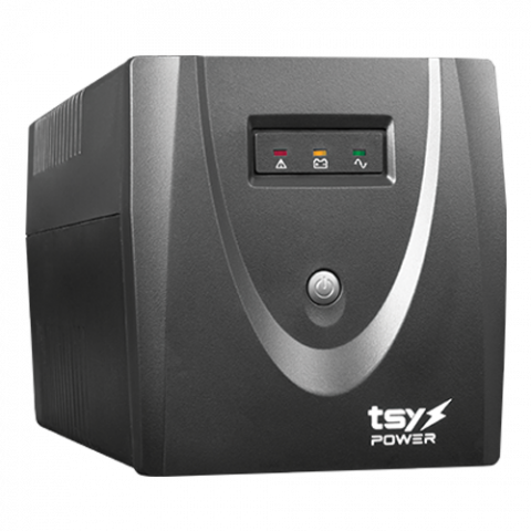Accesorii Supraveghere - UPS TSY Power, 1200VA/720W, LED, line interactive, 4 x Schuko TSY-MP-1K2-LED