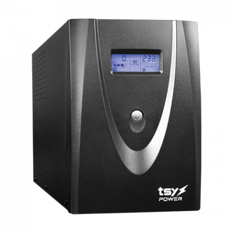Accesorii Supraveghere - UPS TSY Power, 3000VA/1800W, LCD, line interactive, 4 x Schuko TSY-MP-3K0-LCD