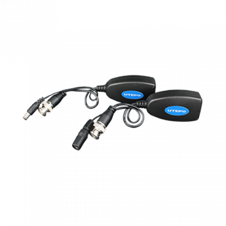 Accesorii Supraveghere - Video balun Full HD pasiv, BNC - RJ45, Alimentare, HDCVI/AHD/HDTVI - UTEPO UTP101PV-HD12