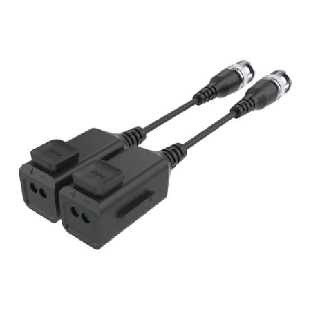 Accesorii Supraveghere - Video balun pasiv HD 4K, cu sistem organizare si buton pentru sertizare rapida tip PUSH (set 2 buc.) UTP101P-HD6