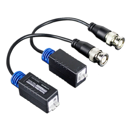 Accesorii Supraveghere - Video balun pasiv HD pentru camerele HDCVI, HDTVI, AHD (set 2 buc.) UTP101P-HD