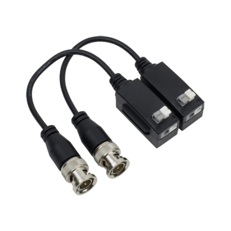 Accesorii Supraveghere - Video balun pasiv HD (pret/set 2 buc.) - HIKVISION DS-1H18S-E