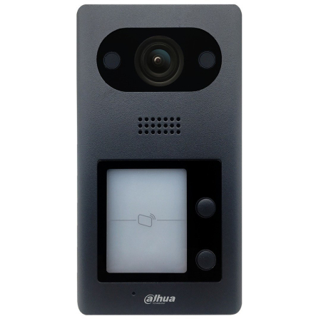 Interfonie audio video - Videointerfon IP Exterior 2 butoane, 2 familii, Dahua VTO3211D-P2
